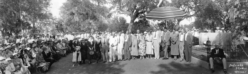 Monument Hill Dedication, 1933