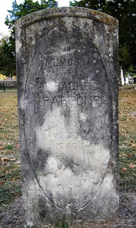 Rachel Parson's Gravestone