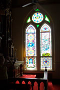 St. Mary's stained glass by Gary McKee