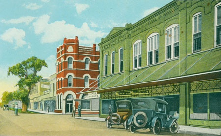 Postcard of Downtown La Grange, 1897