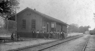 Souther Pacific Depot in La Grange, Texas