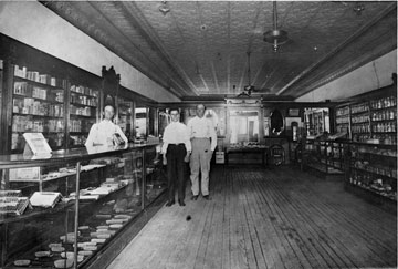 Interior of Hermes Drug Store
