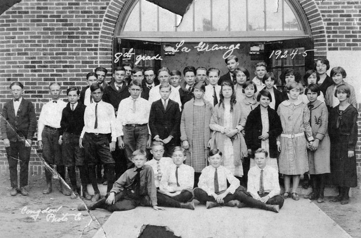 La Grange 8th Grade, 1924