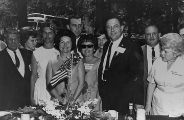 Lady Bird Johnson Tours Fayette Couonty