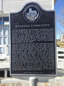 Muldoon Historical Marker